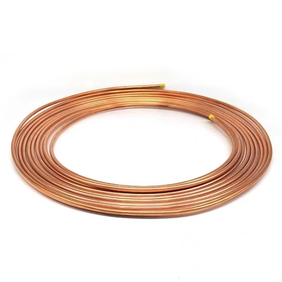 Cold Water Capillary Copper Tube Pipe For Refrigerator 3/4"  5/16"
