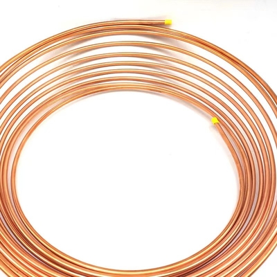 Cold Water Capillary Copper Tube Pipe For Refrigerator 3/4"  5/16"