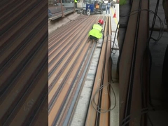 Usine ondulée en acier galvanisée de plaque d'appui de Chine