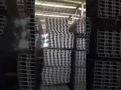 Le tuyau galvanisé plongé chaud de place a pré galvanisé le tuyau d'acier rectangulaire de place de section de cavité de place